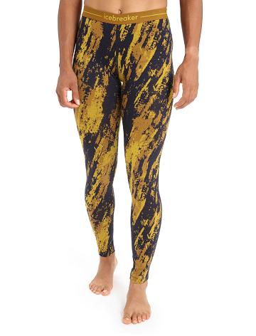 Dámské Legíny Icebreaker Merino 250 Vertex Sedimentary Zlaté | CZ 1419QMAZ